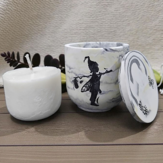 Recipiente Duende + Recamabio Vela