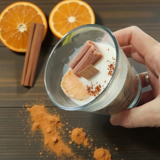 Vela de soja aroma Naranja & Canela