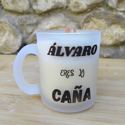 Vela de Soja " Cerveceando" personalizada