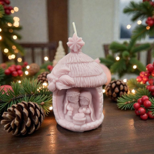 Vela de Soja Artesanal – Portal de Navidad